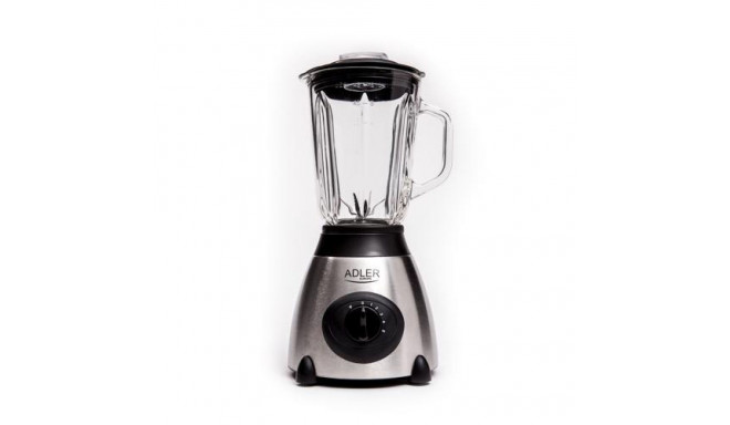 Adler AD 4070 blender 1.5 L Tabletop blender 600 W Black, Transparent