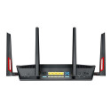 ASUS DSL-AC88U wireless router Gigabit Ethernet Dual-band (2.4 GHz / 5 GHz) Black