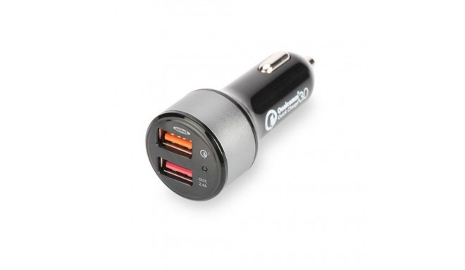Ednet Quick Charge 3.0 Car Charger, Dual Port