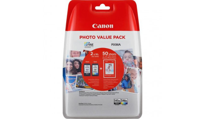 Canon ink PG-545XL/CL-546XL + photo paper Value Pack
