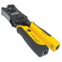 Intellinet Universal Modular Plug Crimping Tool and Cable Tester, 2-in-1 Crimper and Cable Tester: C