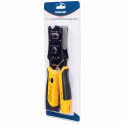 Intellinet Universal Modular Plug Crimping Tool and Cable Tester, 2-in-1 Crimper and Cable Tester: C