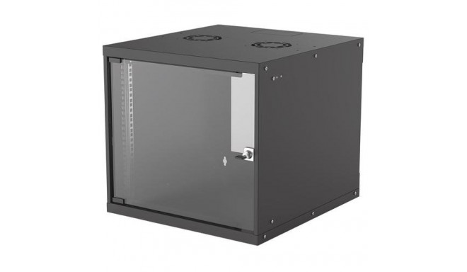 Intellinet Network Cabinet, Wall Mount (Basic), 9U, Usable Depth 500mm/Width 485mm, Black, Flatpack,