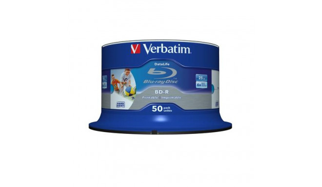 Verbatim 43812 blank Blu-Ray disc BD-R 25 GB 50 pc(s)