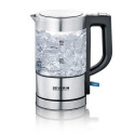 Severin WK 3472 electric kettle 0.5 L 1100 W Silver