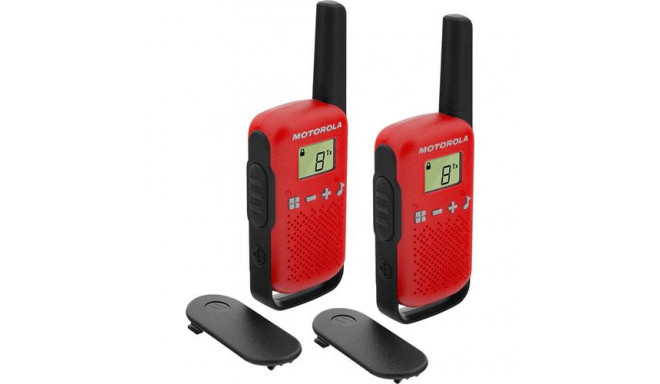 Motorola TALKABOUT T42 two-way radio 16 channels Black, Red