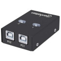 Manhattan USB-A Automatic Sharing Switch, 2x USB-B Ports, 480 Mbps (USB 2.0), Dual Control (Auto-Sen