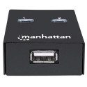 Manhattan USB-A Automatic Sharing Switch, 2x USB-B Ports, 480 Mbps (USB 2.0), Dual Control (Auto-Sen