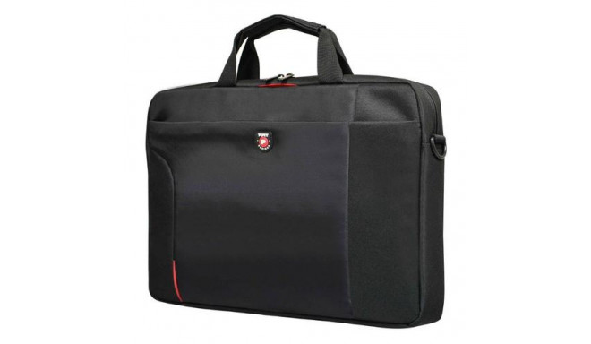 Port Designs Houston Toploading notebook case 39.6 cm (15.6") Briefcase Black