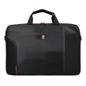 Port Designs Houston Toploading notebook case 39.6 cm (15.6") Briefcase Black
