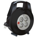 Brennenstuhl Vario Line power extension 15 m 4 AC outlet(s) Black, Grey