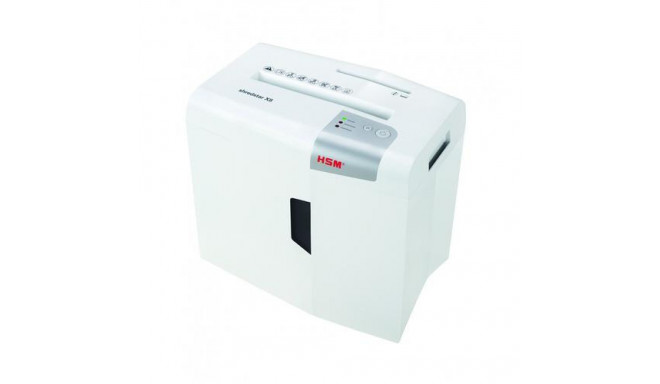 HSM X8 paper shredder Particle-cut shredding 58 dB 22 cm Silver, White