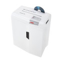 HSM X10 paper shredder Particle-cut shredding 58 dB 22 cm Silver, White