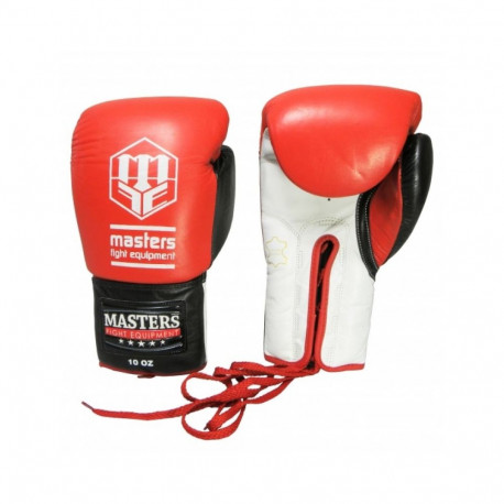 Masters RBT-600 Boxing Gloves 01600-0802 (czerwono-biało-czarny+8 oz)