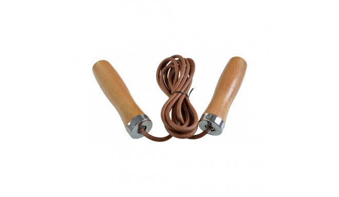 Leather skipping rope PROFIT DROP DK 1019