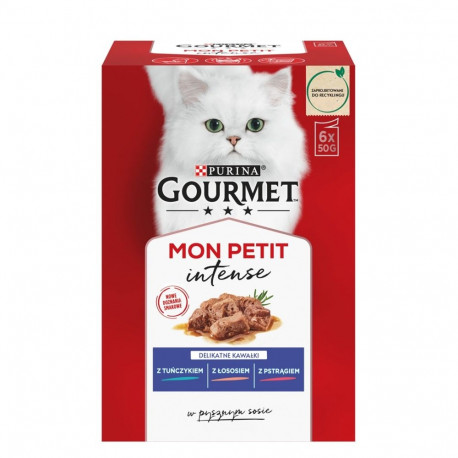 GOURMET Mon Petit Fish Mix märg kassitoit 6 x 50 g