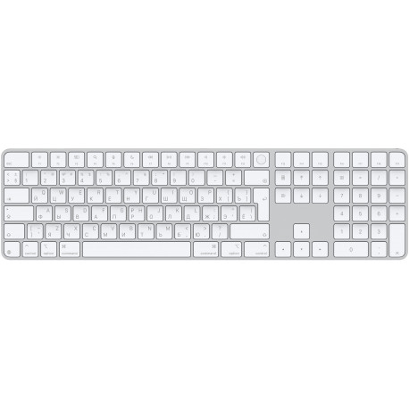 Apple Magic Keyboard Touch ID Numeric RUS White Keys