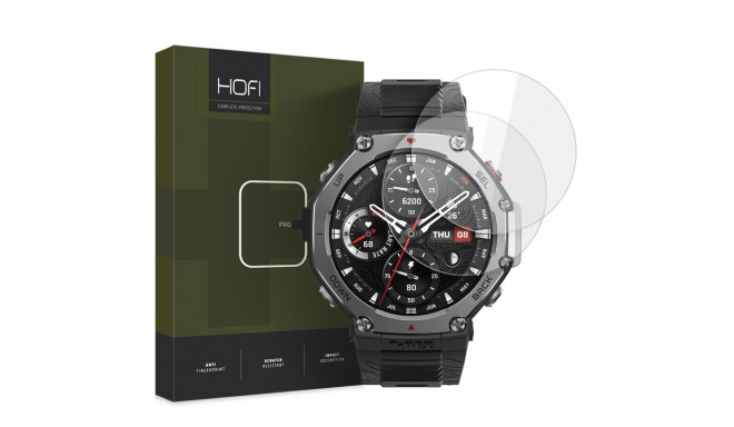 SZKŁO HARTOWANE HOFI GLASS PRO+ 2-PACK AMAZFIT T-REX 3 CLEAR