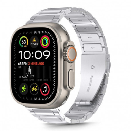 TECH-PROTECT STAINLESS CLASSIC APPLE WATCH 8 / 9 / 10 / 11 / SE / ULTRA (44 / 45 / 46 / 49 MM) SILVE