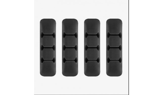 Ringke Silicone Cable Organizer (4pcs) Black