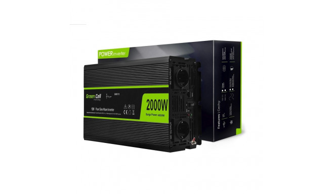 Green Cell - DC til AC inverter - 2000