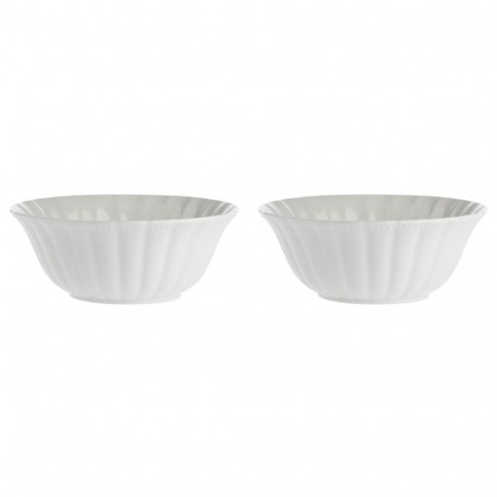 Set of 2 Ducale Salad Bowls - White, 23 cm
