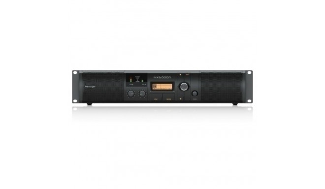 Behringer NX6000D must kodune 2.0-kanaline audio võimendi