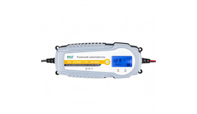 AUTOMATIC AKULAADIJA VOLT POLSKA 10A 12/24V LCD