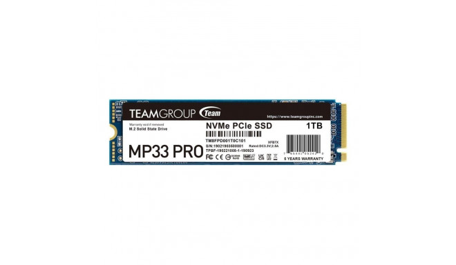 Team Group MP33 Pro NVMe SSD, PCIe 3.0 M.2 Type 2280 - 1 TB