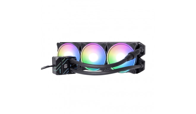 Alphacool Eisbaer Pro Aurora 360 Processor All-in-one liquid cooler 12 cm Black, White 1 pc(s)