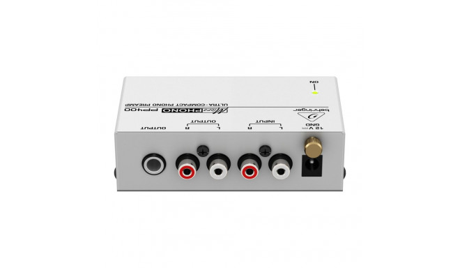 Behringer PP400 - phono preamplifier, white
