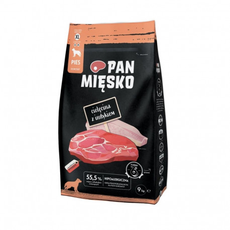 PAN MIĘSKO vasikaliha kalkuniga XL kuiv koeratoit 9kg
