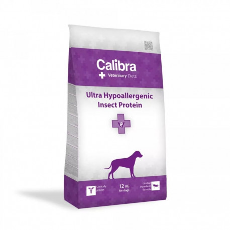 CALIBRA Veterinary Diets koer ultra-hüpoallergeenne putukas kuiv koeratoit 12kg