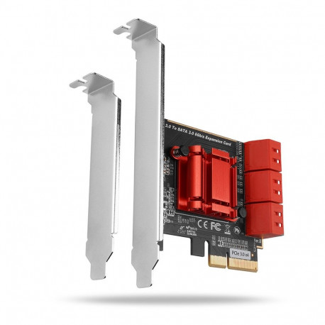 AXAGON PCIe-kontroller PCES-SA6 6x int