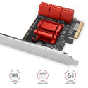 AXAGON PCES-SA6 PCIe kontroller 6x int
