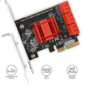 AXAGON PCES-SA6 PCIe kontroller 6x int