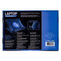 Vakoss LF-1860AL laptop cooling pad 43.2 cm (17") Black