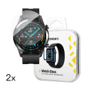 Wozinsky Full Glue Tempered Glass for Huawei Watch GT 2 / GT 2 Pro 46mm (2 pcs.)