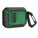 Airpods 4 Armor Case with Carabiner - Green