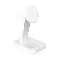 ZAGG Mophie Snap+ 3-in-1 Qi2 Wireless Charger Stand for Three Devices Compatible with MagSafe and Qi