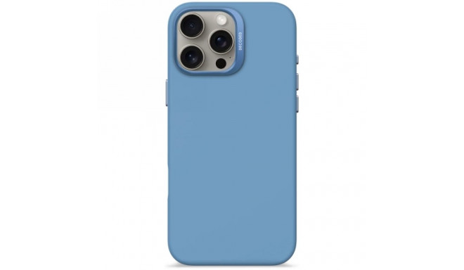 Decoded AntiMicrobial Silicone Backcover Case with MagSafe for iPhone 16 Pro Max - Blue