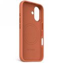 Decoded AntiMicrobial Silicone Backcover with MagSafe for iPhone 16 - Orange