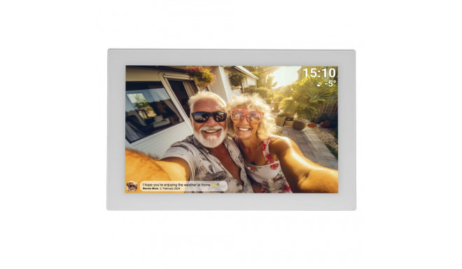 Denver Frameo PFF-1037W 10.1" Digital Frame - White