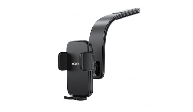 Acefast D28 car dashboard holder with flexible arm for 4.5-6.7" phone - black