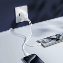 Joyroom JR-TCF12 mains charger 2x USB-C 20W PD / QC 3.0 - white