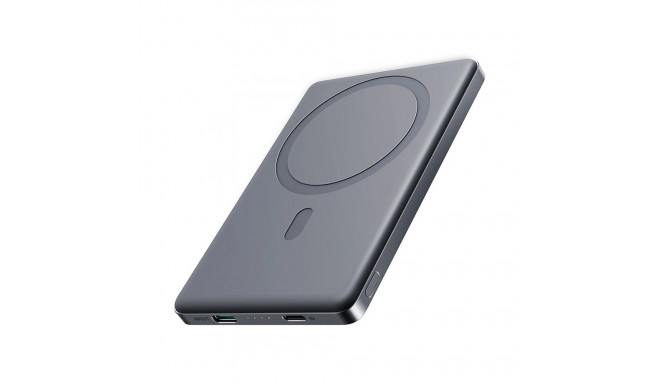 Powerbank Joyroom JR-PBM08 5000mAh 20W ultra-thin with inductive charging - gray