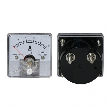 9658# Miernik analogowy amperomierz kwadrat 10a + bocznik