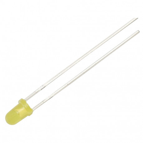 6014# LED diood 3mm (kollane matt)