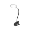 44-165# Lampka biurkowa led lb-20 z klipsem czarna