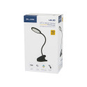 44-165# Lampka biurkowa led lb-20 z klipsem czarna